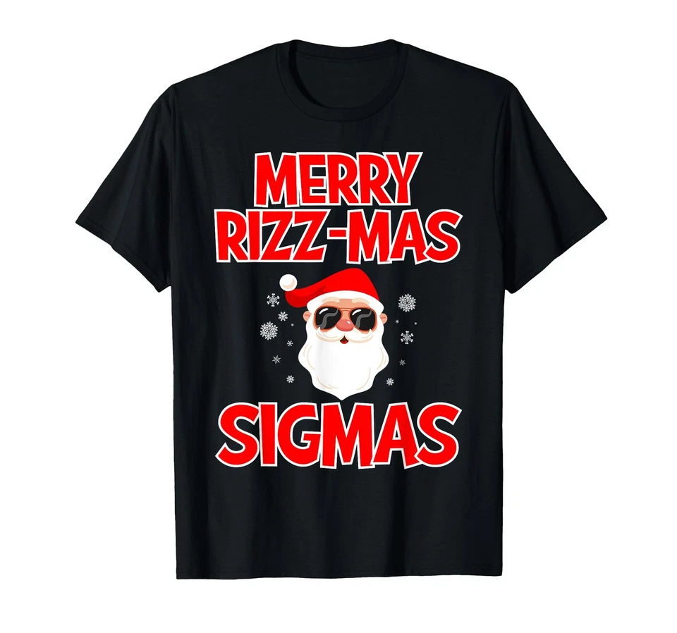 Camiseta de Navidad Merry Rizz Mas Sigmas- Gen Alpha Middle School Foto 1 de 1
