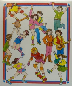 VTG Hallmark Journal Retro Skateboard Guitar Frisbee Cheerleader Basketball - Picture 1 of 7
