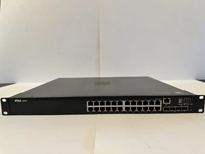 Dell Networking N1524P PoE Switch 24 x 1Gb RJ45 PoE+, 4 x 10GbE SFP+ Ports - Picture 1 of 6