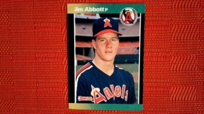 1989 Donruss Baseball's Best  #171 Jim Abbott - Rookie - Image 1 of 2