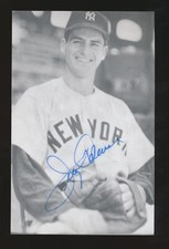 JERRY COLEMAN (1949-1957 New York Yankees) -Autographed Picture (d.2014)