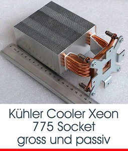 PASSIVER KÜHLER COOLER KUPFERPLATTE FÜR CPU INTEL SOCKET 775 V26898-B854-V1 - S6 - Bild 1 von 1