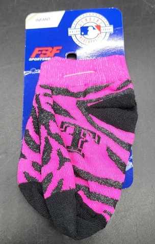 1 Pair Texas Rangers MLB Socks Size Infant 0-3 New Girl Pink Cover