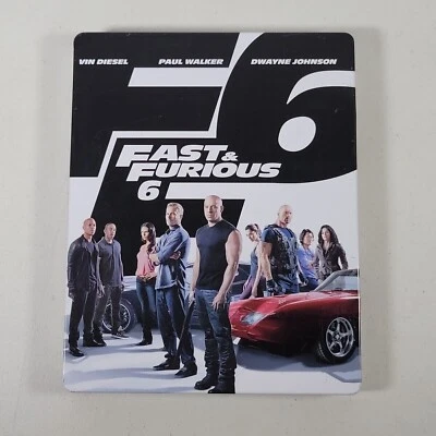 Fast Furious Steelbook Extended DVD Blu-ray Edition Digital 2-Disc 2013 - Image 1 of 4