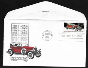 #2382 25c Classic Cars -'29 Pierce Arrow - Artmaster FDC  - Picture 1 of 2