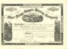 Blue Ridge Copper Mining Co. - Certificat d'actions - Stocks miniers