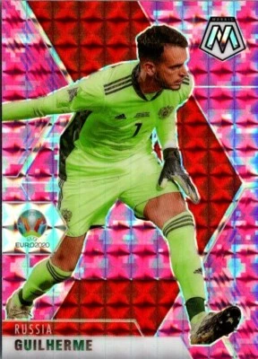 2021 Panini Mosaic UEFA Euro 2020 Pink Camo #70 Guilherme Marinato Russia Card - Image 1 of 2