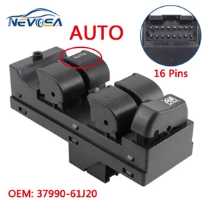 Left Hand Driver Side Master Power Window Control Switch For SUZUKI 37990-64J20 - Picture 1 of 6