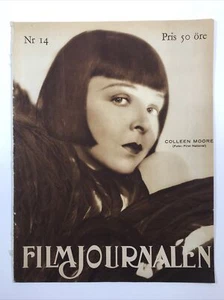 FilmJournalen Magazine in Swedish September 9 1928 Colleen Moore Movie Stars - Picture 1 of 3