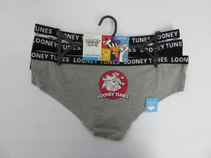 BRAGAS HIPSTER DE ALGODÓN NEGRAS LOONEY TUNES BREVEMENTE DECLARADAS Talla L (#095) - Imagen 1 de 7