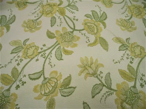 Fabric Robert Allen Beacon Hill Pennine Leaf Gold Silk Embroidered Floral *J46 - Picture 1 of 1