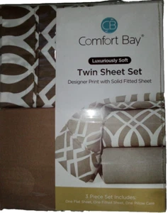 Comfort Bay Luxuriously Soft Sheet Set ~~ Twin ~~ - Picture 1 of 5