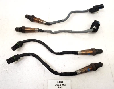 ✅ OEM BMW M3 E92 E93 Cat Catalytic Oxygen o2 Lambda Probe Sensors Engine S65 SET - Image 1 of 4