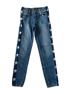 Guess Los Angeles Skinny Fit Jeans Blue Girls Size 8 21x23 Good Condition - Picture 1 of 13