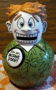  I'm an Income Poop - Ceramic Bank, by grassland road - Picture 1 of 10