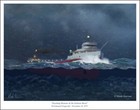 Edmund Fitzgerald At Six Fathom Shoal Art Print 11" x 14"
