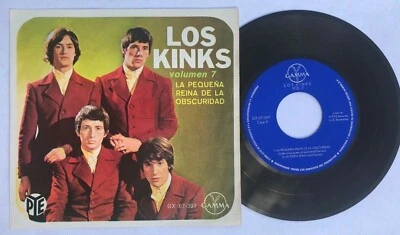 LOS KINKS La Pequeña Reina De LA Obscuridad 1966 MEXICO 7" EP Ray Davies 45 DAVE - Image 1 of 2