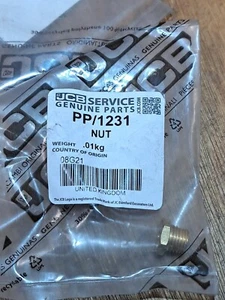 Genuine JCB M10 Nut PP/1231 - Picture 1 of 4