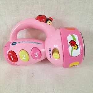 vtech Spin & Learn farbige Taschenlampe elektronisches Lernspielzeug Kinder  - Bild 1 von 6