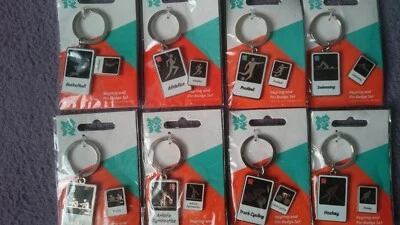 Olympic London 2012 key rings and pin badges new  - Image 1 of 4