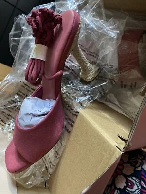 Sandalias de vestir al tobillo Just Fab Ayesha Curry Toni envoltura al tobillo ROSA SECA, 8 Foto 1 de 4