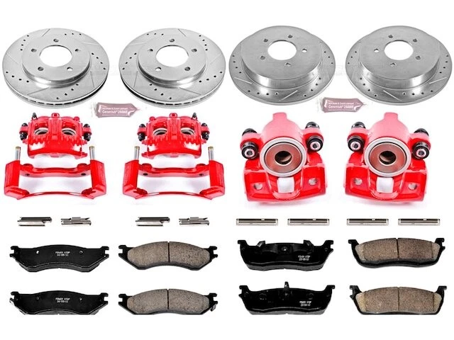 Front and Rear Brake Pad and Rotor Kit For 1998-2000 Lincoln Navigator PR419FJ - Изображение 1 из 1