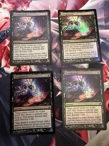 Mtg Thoughtseize Lrw English Version Foil Set Of 4 - Picture 1 of 2