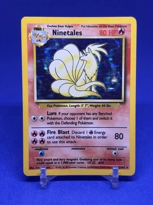 Pokemon TCG Ninetails Holo Rare Base Set, 12/102 - Image 1 of 2