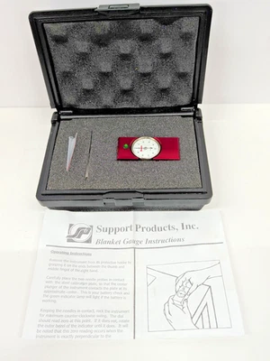 Medidor de manta Support Products, Starrett No. 196 pasadores de estuche con joyas de maquinista Foto 1 de 4
