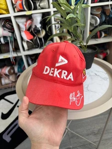 Vintage DEKRA Ferrari Michael Schumacher Cap Formula 1 Racing - Picture 1 of 11