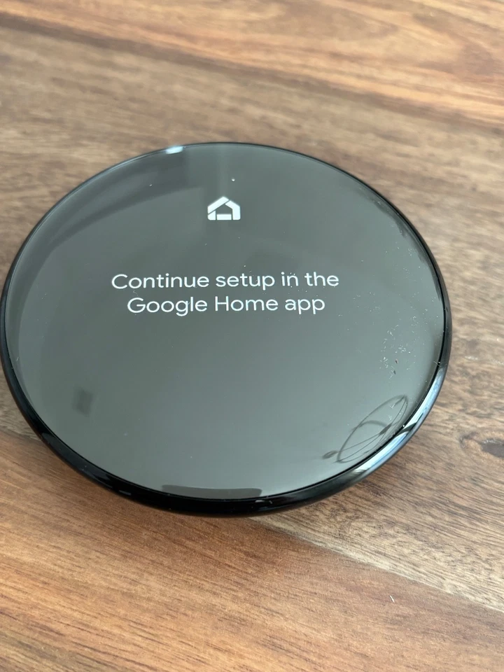 Google Nest Learning Thermostat 4th Gen Polished Obsidian - Image 1 of 4