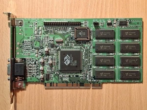 Graphics video card ATI 3D Rage II+DVD PCI (#02) - Afbeelding 1 van 11