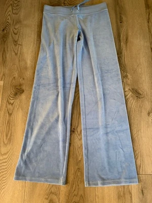 Pantalones de terciopelo azul Juicy Couture talla pequeña Foto 1 de 4