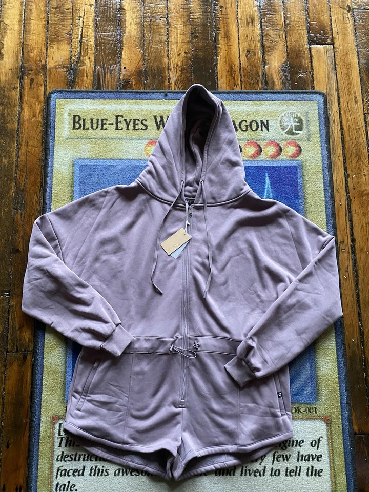 NWT POPFLEX Oversized Cloud Romper Dusty Mauve Pink Purple Women’s Sz L/XL - Image 1 of 4