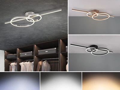 LED Ring Ceiling Lights Large & Small Diameter Flat for Dressing Room - Image 1 of 4