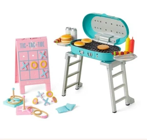 American Girl Grill & Games Set for 18-inch Dolls - NEW IN BOX - Picture 1 of 1