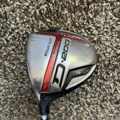 LH Wilson Staff D-200 Fairway 15° 3 Wood UST Elements 49FS Graphite Stiff *READ* - Image 1 of 4