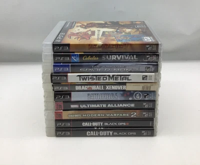 Sony Playstation 3 (Lote de 10) Juegos: Call of Duty, Twisted Metal, Spiderman y M Foto 1 de 4