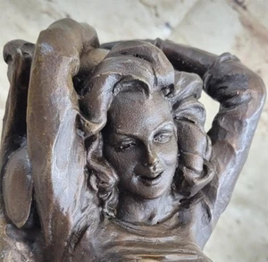 NUEVO Escultura de Bronce Arte Desnudo Estatua Sexo Femenino Calidad Erótica Regalo Estatuilla Arte - Imagen 1 de 5