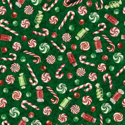 Tecido verde doce Natal 6 jardas - Imagem 1 de 2