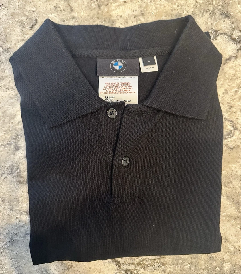 Polo oficial con logotipo de BMW para hombre L negro Foto 1 de 4