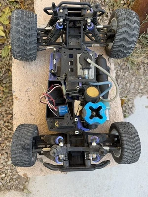 Exceed RC 4wd Truck Nitro (untested) But complete (For Parts Only)  - Image 1 of 4