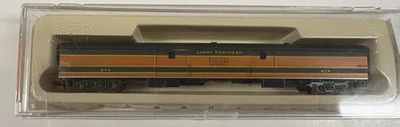 Con-cor  85' Great Northern  Smooth Side REA  Baggage Car  N Scale-NOS NIB MINT - Image 1 of 2