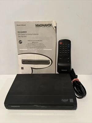 Magnavox TB110MW9A DTV Digital To Analog TV SDTV Converter Box w/Remote  - Image 1 of 4