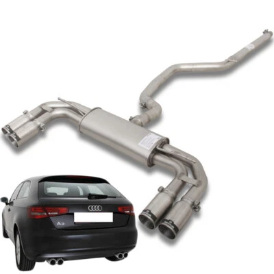 Remus Duplex Racing Impianto Audi A3 Tipo 8V + Sportback Dx. / Sx. Ogni 2x 84 MM - Immagine 1 di 4