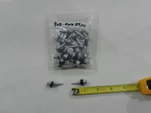 10 x 1" - 1/4" selbstschneidende Metall zu Holz Metall Dach/Verkleidungsschrauben - 54 Stück Beutel - Bild 1 von 2