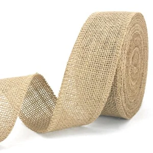 2 Inch Burlap Ribbon 12 Yard Jute Ribbon for Crafting Gift Wrapping and Home ... - Picture 1 of 5