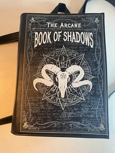 The Arcane Mini Rucksack Vintage Gothic Handtasche Book Of Shadows Dark Arts - Bild 1 von 6