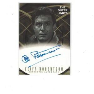 CLIFF ROBERTSON Premiere Outer Limits Autograph Card Auto A11 FREE SHIPPING! - Picture 1 of 2