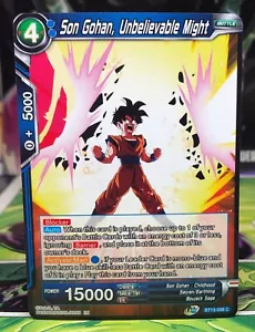 Dragon Bal Super TCG Son Gohan, Unbelievable Might BT13-038 C - DBZ - Picture 1 of 2